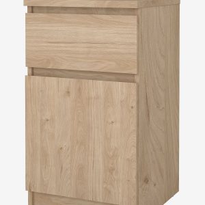 Tvilum - Naia natbord 1 d⌀r + 1 skuffe - Pakke - Brun - Sengeborde - - Homeroom