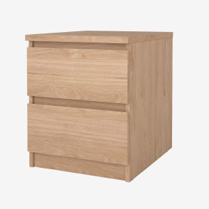Tvilum - Naia natbord 2 skuffer - Brun - Sengeborde - - Homeroom