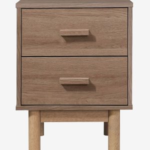 Loft24 - Natbord 2 skuffer Melanie - Brun - Sengeborde - - Homeroom