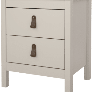 Sengebord Vesterholm Lunor natbord Kashmir 2 skuffer FSC-certificeret Danmark H54xB44xD38 cm