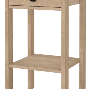 Sengebord/natbord Vesterholm Lunor Jackson Hickory H70 cm 1 skuffe FSC-spånplade